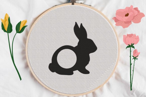 Bunny Silhouette Monogram Frame Review for Etsy Sellers