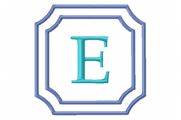 Double Framed Monogram Letter E Review for Etsy Sellers