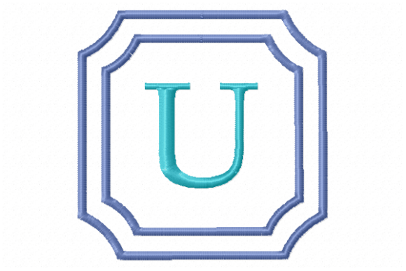 Double Framed Monogram Letter U – A Designer’s Honest Review for Real-World Embroidery Use
