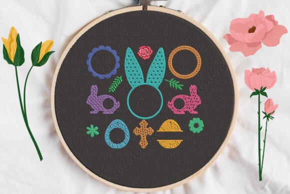 Easter Monogram Frames: A Playful Touch for Craft Fair Staples