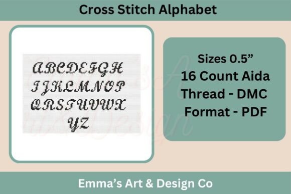 Elegant Cross Stitch Alphabet Pattern Review for Etsy Sellers
