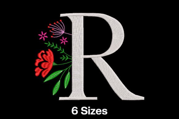 Floral Alphabet Letter R: A Designer’s Review for Business Branding