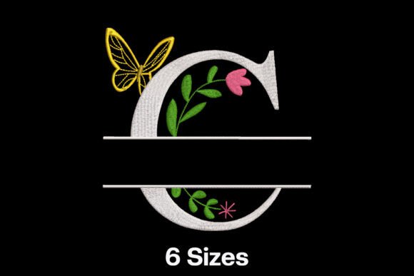 Floral Split Letter C: A Designer’s Honest Review for Real Embroidery Projects