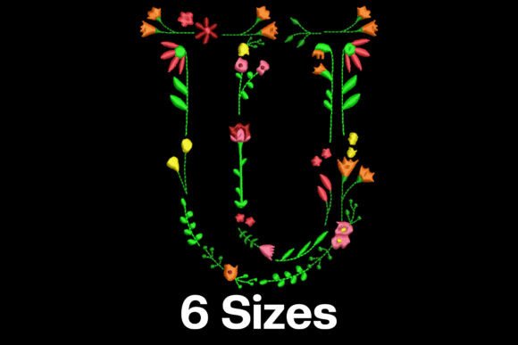 Flower Alphabet Letter U: A Whimsical Touch for Seasonal Crafts