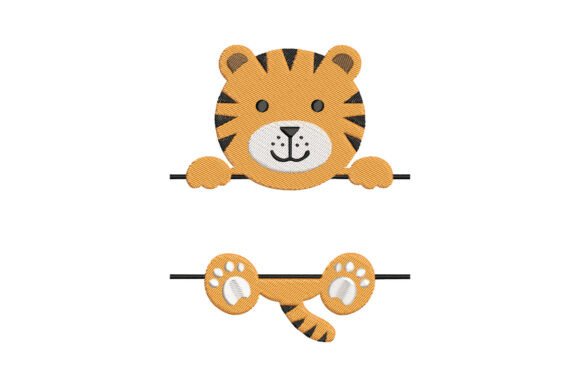 h1>Tiger Monogram: A Playful Touch for Personalized Embroidery Gifts