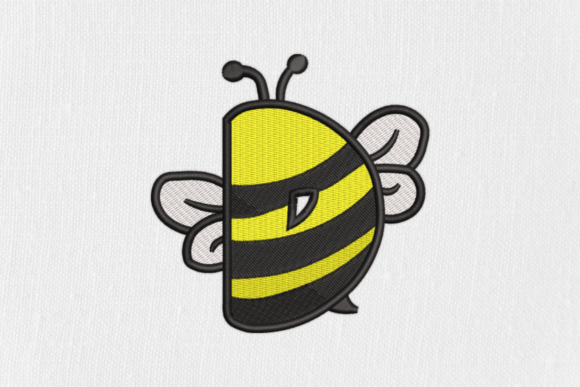 Letter D Bee Monogram: A Charming Touch for Boutique Sweatshirts
