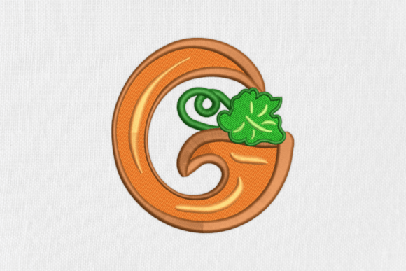 Letter G Autumn Monograms: A Designer’s Review for Boutique Sweatshirt Embellishment