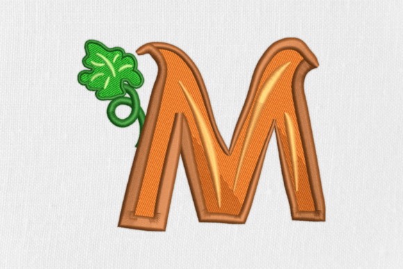 Letter M Autumn Monograms: A Designer’s Review for Boutique Sweatshirt Embellishment