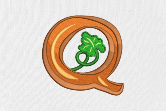Letter Q Autumn Monograms: A Seasonal Embroidery Review