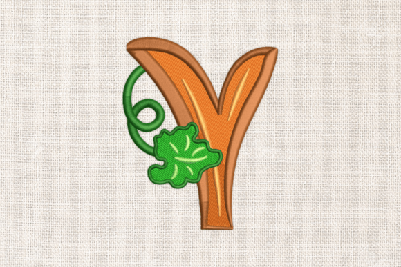 Letter Y Autumn Monograms: A Seasonal Touch for Personalized Gifts