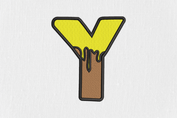 Letter Y Bee Monograms: A Sweet Spot for Custom Embroidery Projects