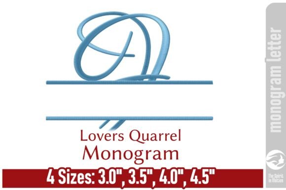 LQ Monogram Letter - F - Medium: Elegance in Every Stitch