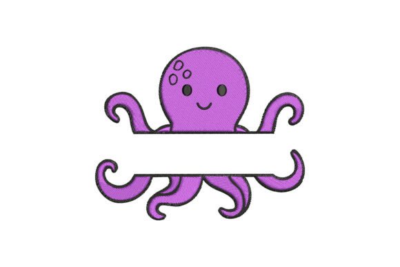 Octopus Monogram: A Unique Embroidery Design for Seasonal Gifting