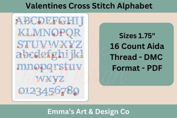 Valentine’s Cross Stitch Alphabet Review for Seasonal Crafts